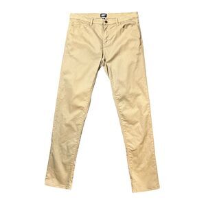 Lands End Pants Mens 35 Beige Straight Fit Travel Kit 5 Pocket Classic Chino